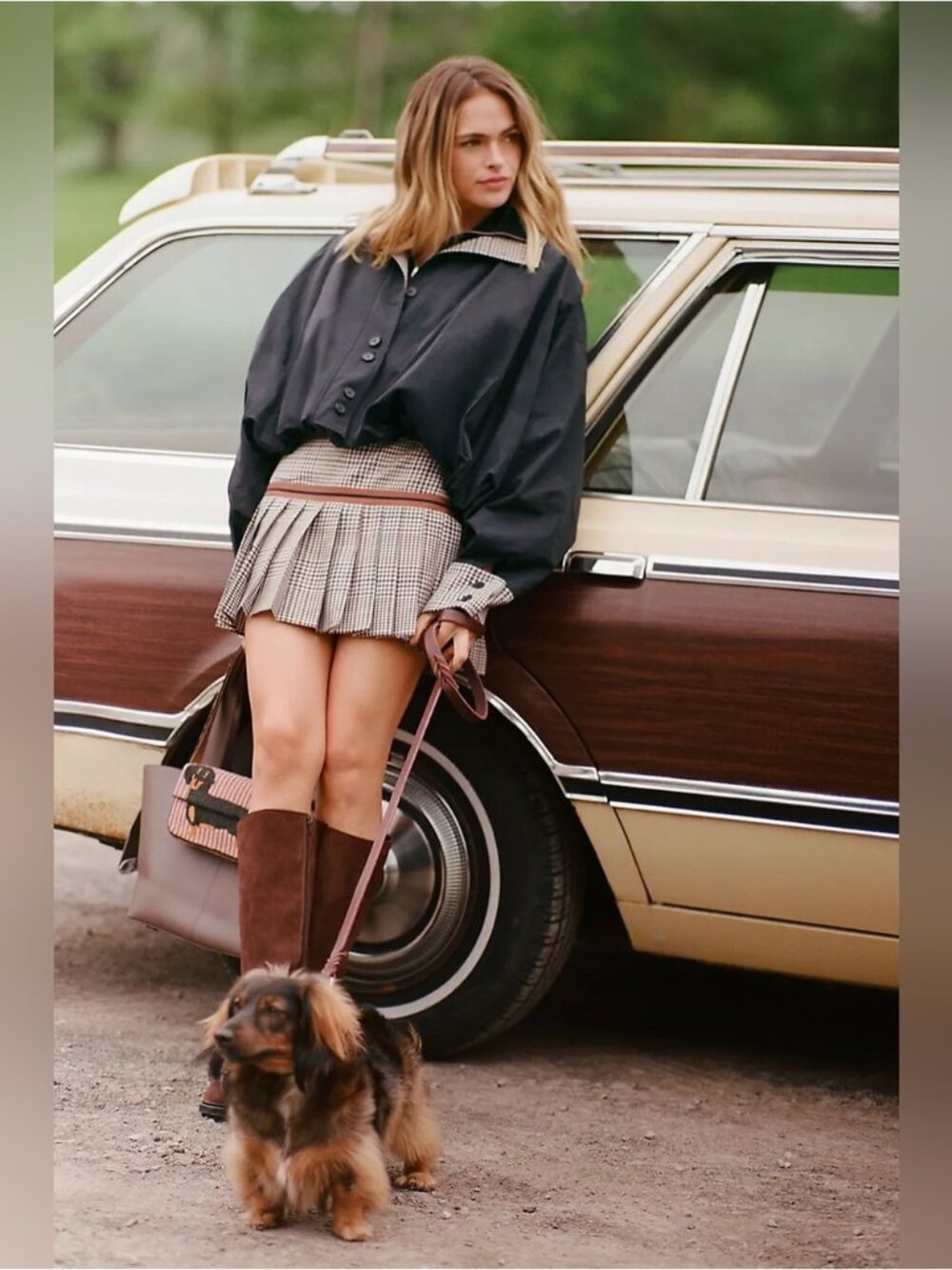 NWT Size XL - Find Me Now Glastonbury Vest Pleated Mini Dress (NWT US$ 178)